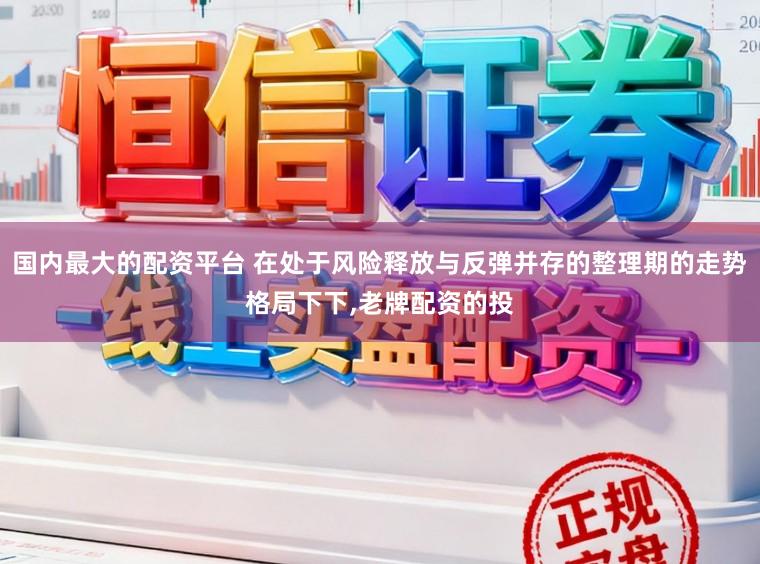 国内最大的配资平台 在处于风险释放与反弹并存的整理期的走势格局下下,老牌配资的投