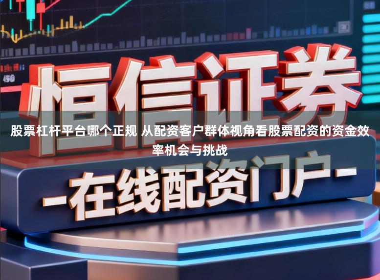 股票杠杆平台哪个正规 从配资客户群体视角看股票配资的资金效率机会与挑战